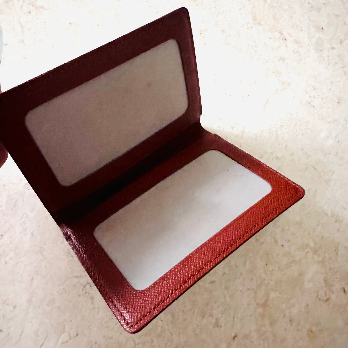 Louis Vuitton LV Monogram Logo Flap Compact Cardholder Wallet