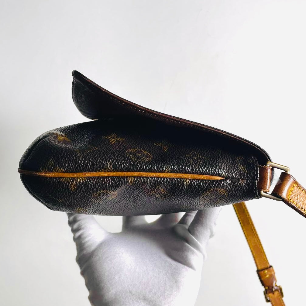 Louis Vuitton LV Musette Tango Flap Monogram Logo GHW Shoulder Sling Bag