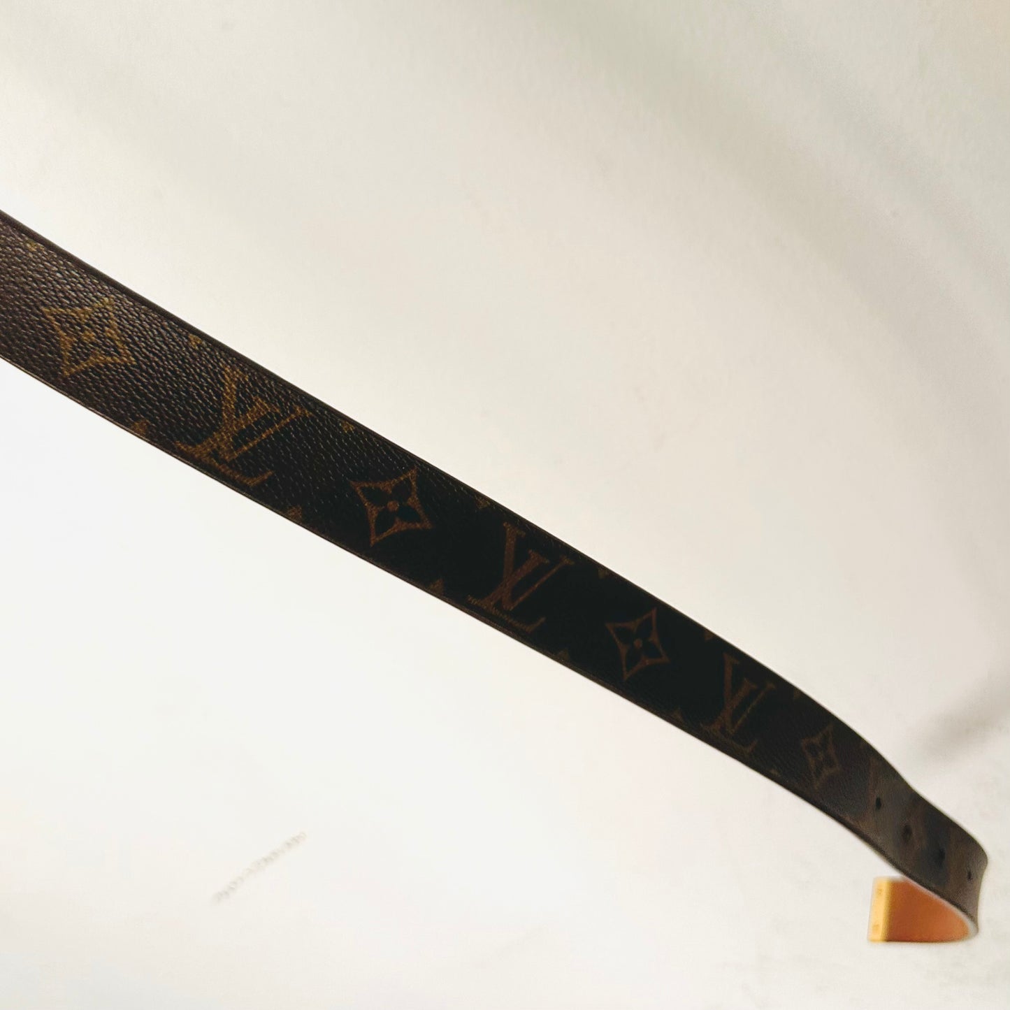 Louis Vuitton LV Monogram Logo GHW Classic Iconic 36MM Belt