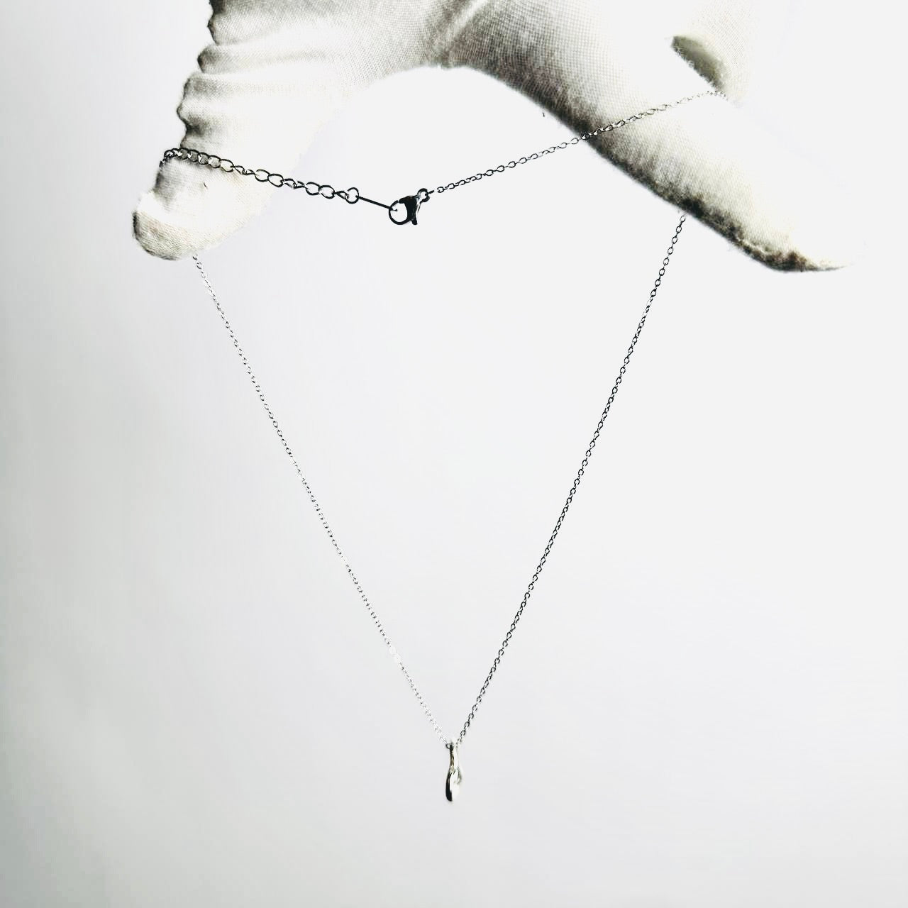 Tiffany & Co T&C Elsa Perreti Open Heart Pendant Classic 925 Sterling Silver Chain Necklace