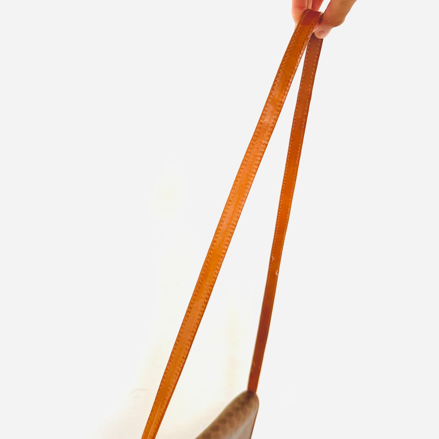 Celine Triomphe Macadam Monogram Logo GHW Flap Shoulder Sling Bag