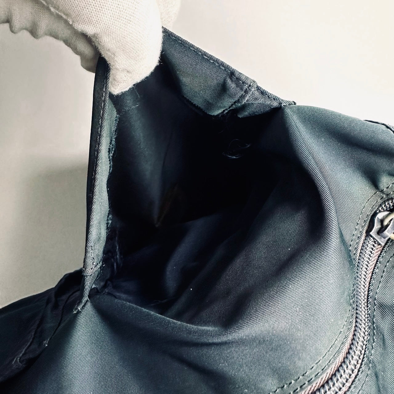 Prada Teal Blue Tessuto Monogram Logo Flap Shoulder Sling Bag