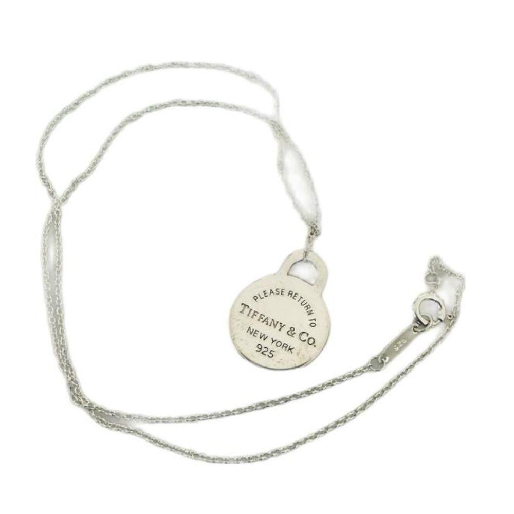 Tiffany Return To Tiffany Round Pendant Necklace