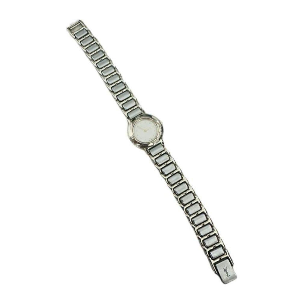 (Up to 16.5cm wrist) YSL 23mm Two Tone Quartz Watch