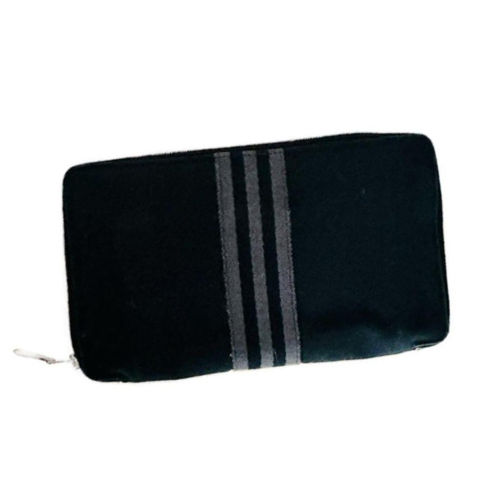 Hermes Navy Blue Zippy Travel Organiser Long Wallet