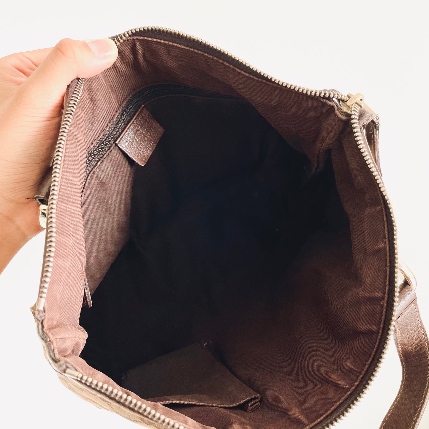 Gucci Abbey GG Monogram Logo Mini Tote Bag