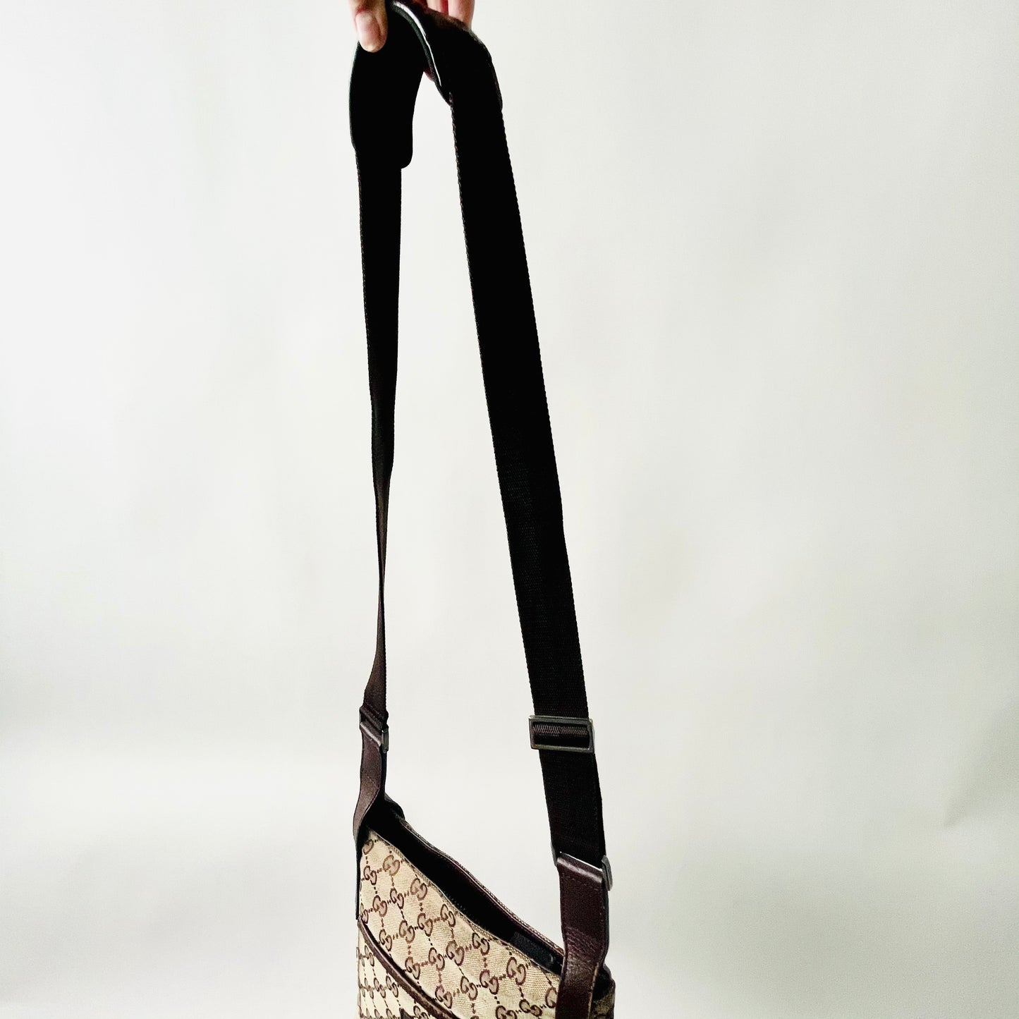 Gucci GG Guccissima Monogram Messenger Shoulder Sling Bag