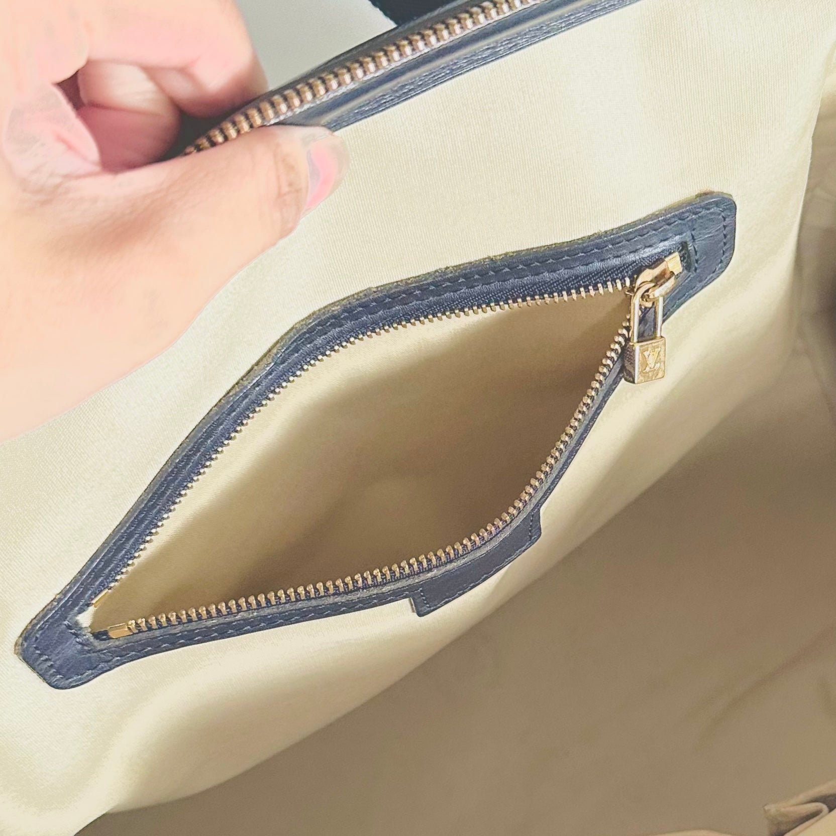 Louis Vuitton Monogram Blue Victoire Bag – The Closet