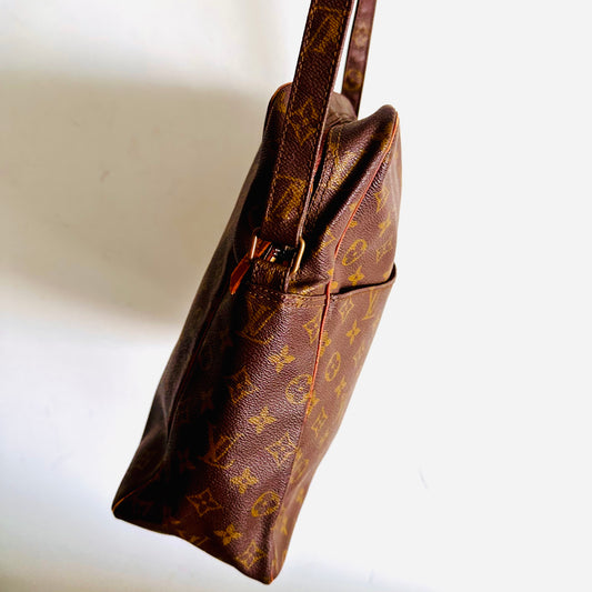 Louis Vuitton LV Danube Marso Monogram Logo GHW Vintage Zip Camera Messenger Shoulder Sling Bag