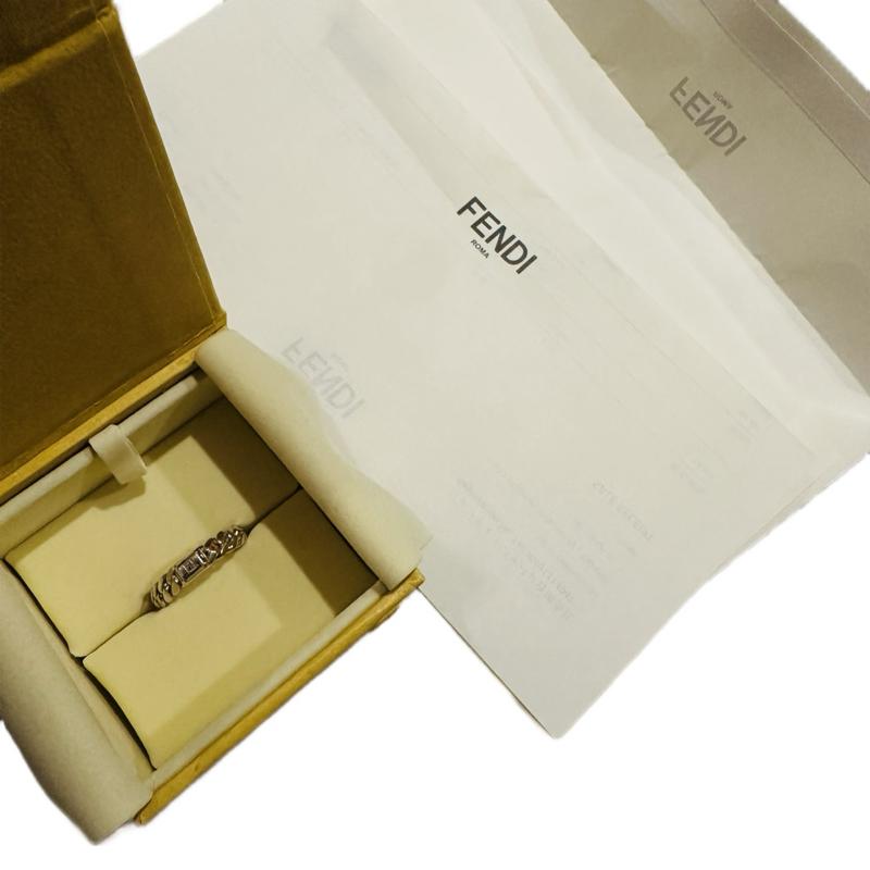 (US 9) Fendi FF Logo Ring