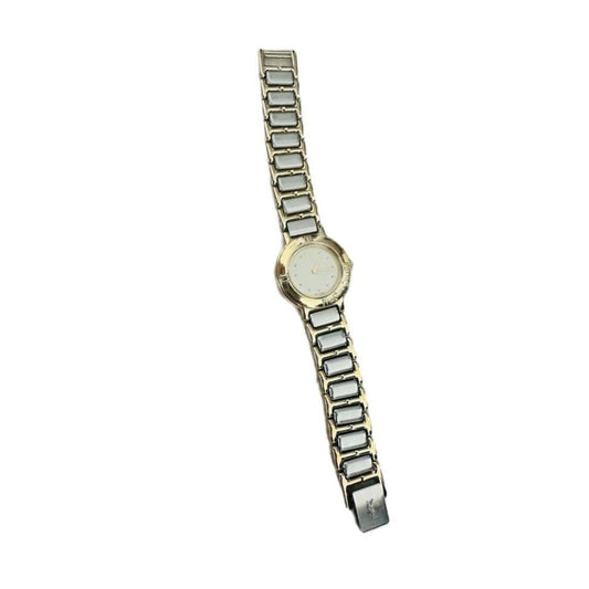 (Up to 14.5cm wrist) YSL Two Tone Quartz 23mm Watch
