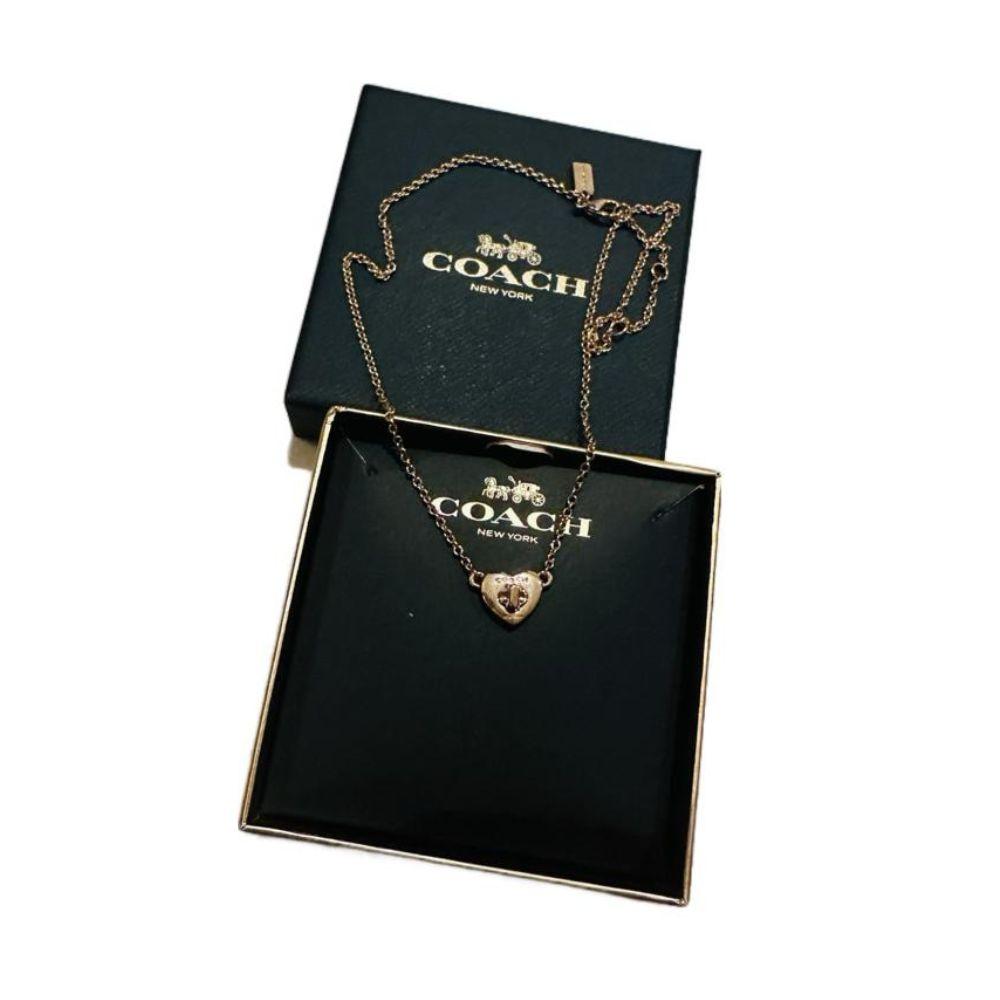 Coach Rose Gold Chain Necklace