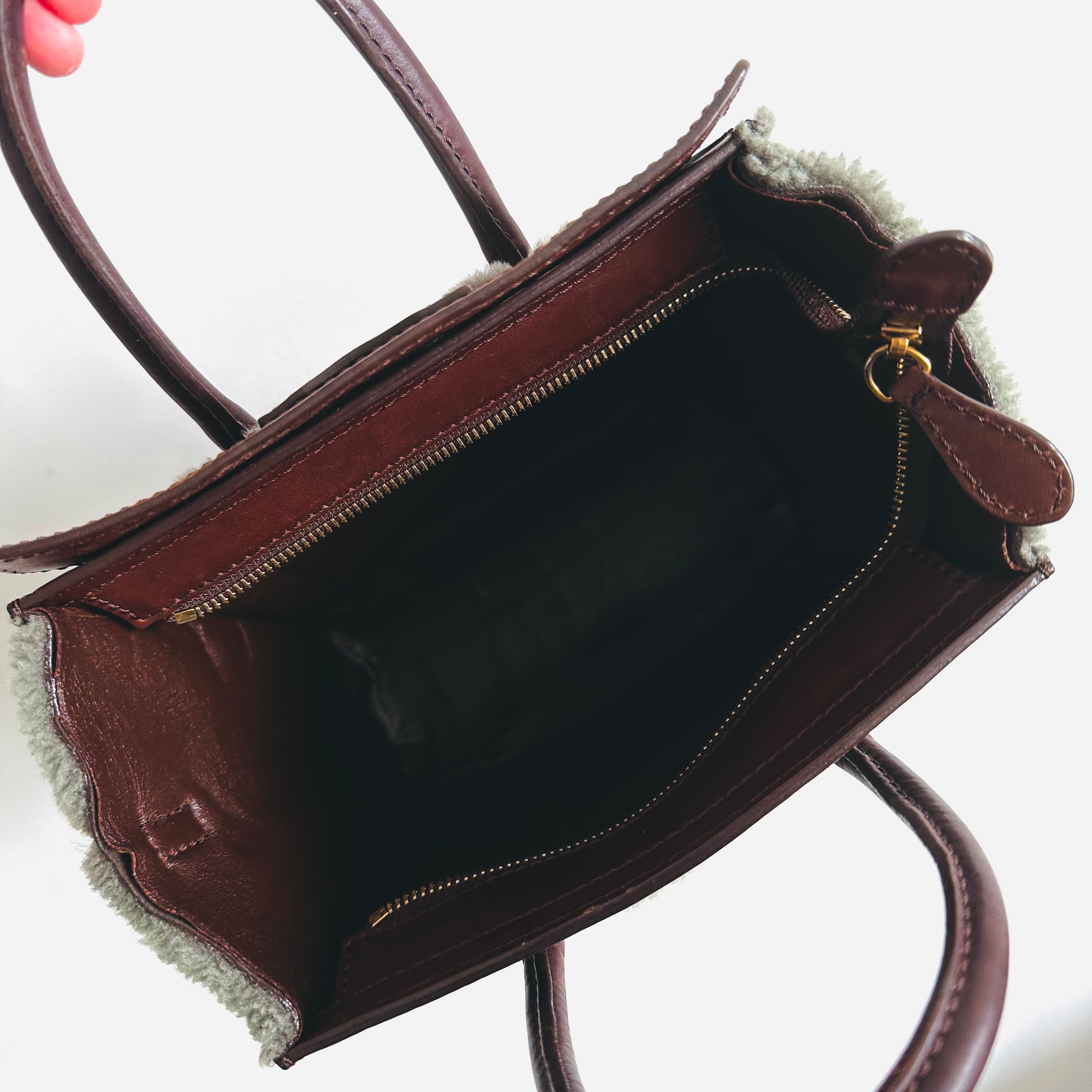 Celine nano outlet smooth leather