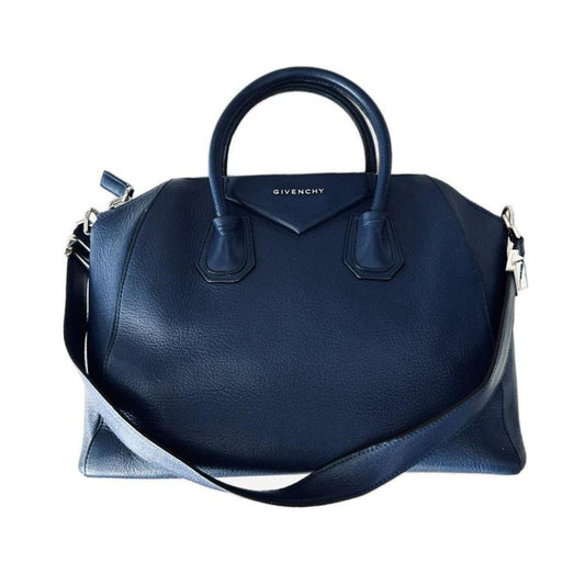 Givenchy Antigona Medium Navy Blue 2-Way Tote Bag