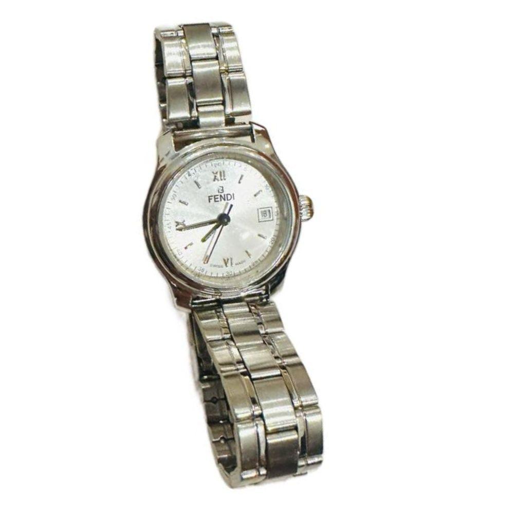 (Up to 16.5cm) Fendi White Dial Stainless Steel 26mm Quartz Watch