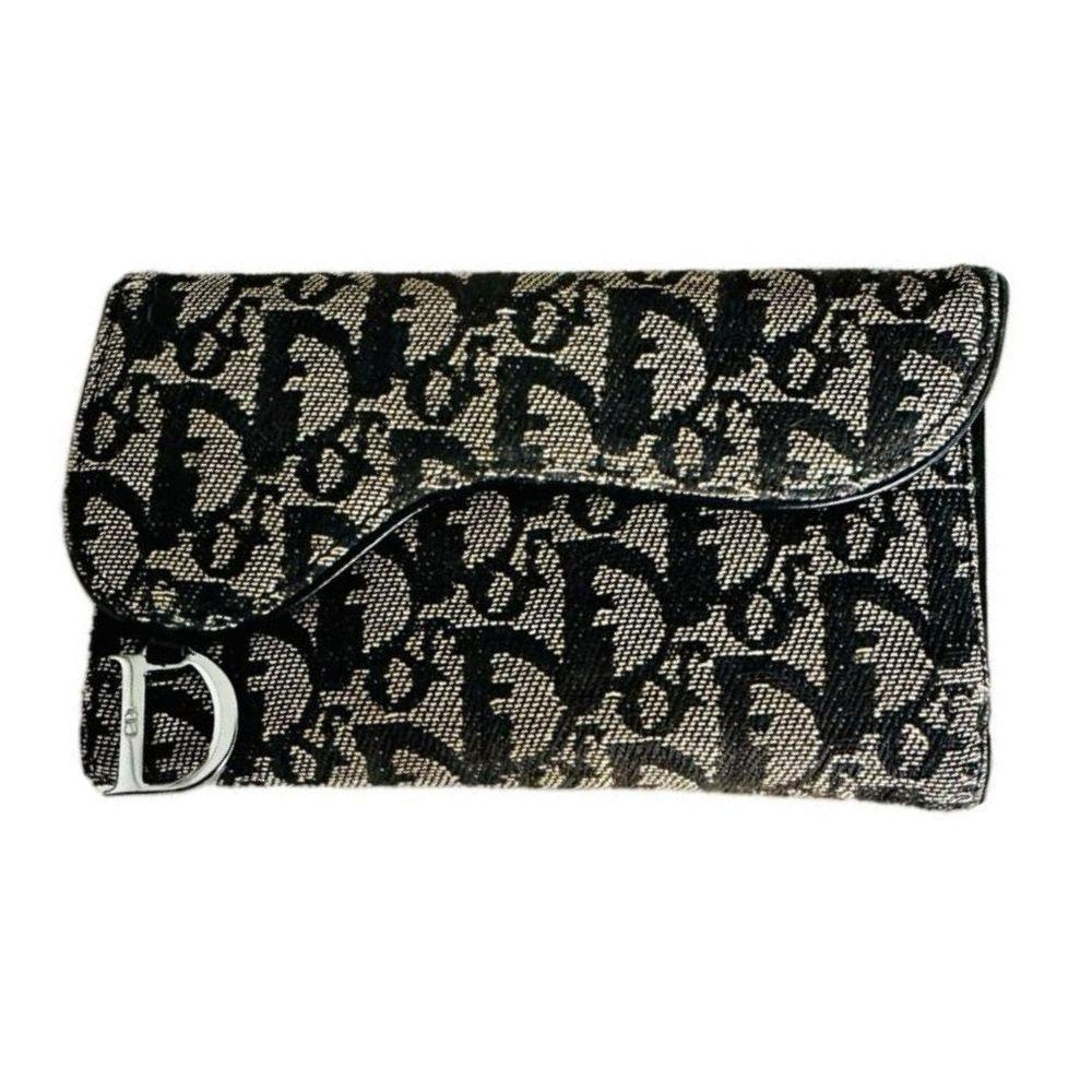 Dior Oblique Monogram Saddle Long Wallet