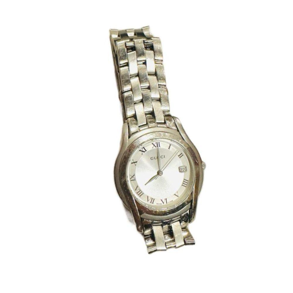 (Up to 16.5cm wrist) Gucci White Dial Logo Quartz 35mm Watch