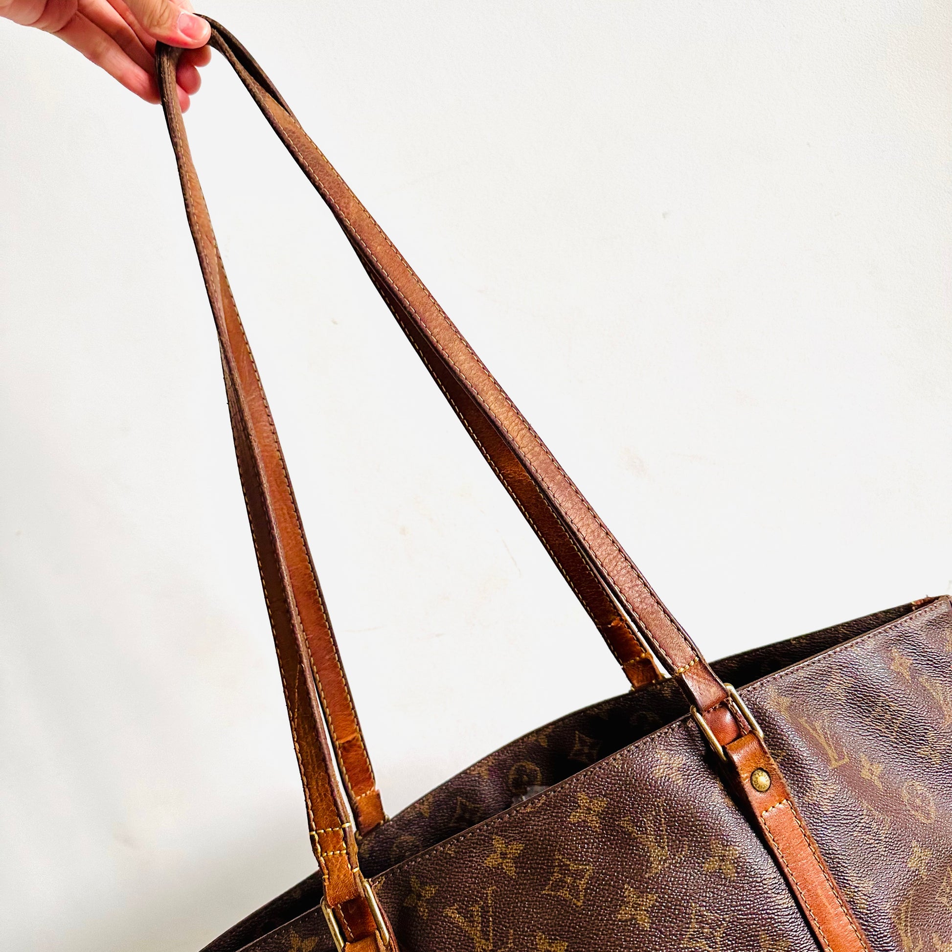 Louis Vuitton 2000 Sac Shopping Shoulder Tote Bag Monogram M51108 – AMORE  Vintage Tokyo