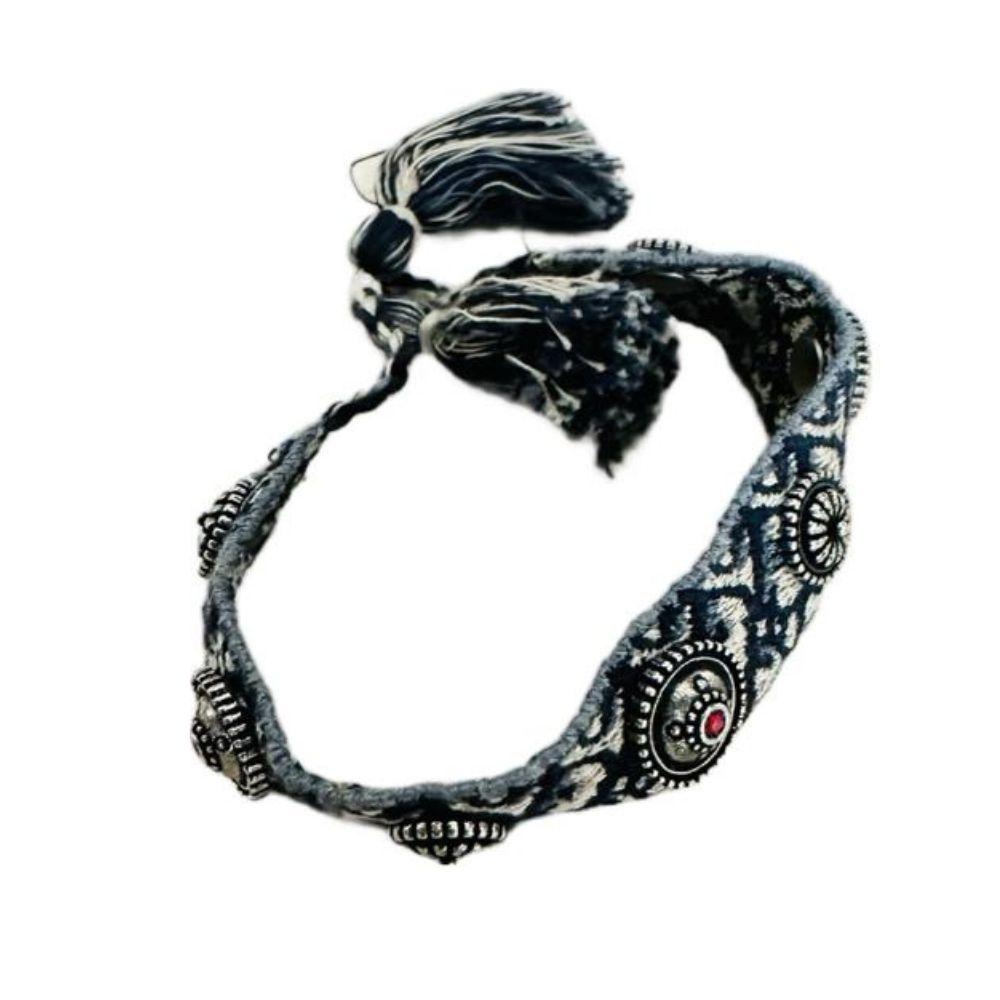 Christian Dior Navy Blue Monogram Friendship Bracelet