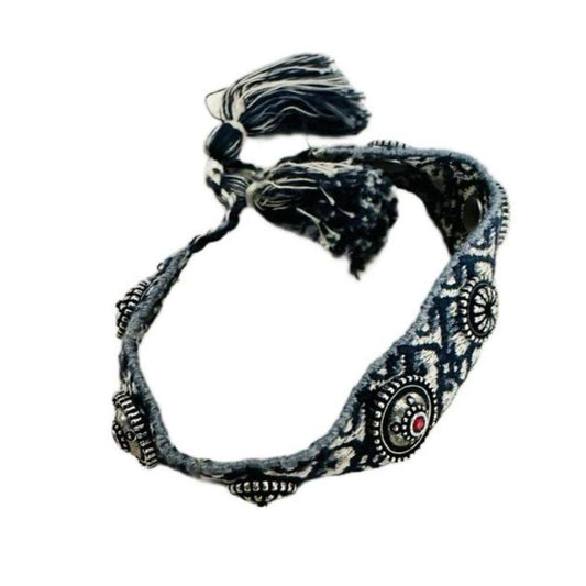 Christian Dior Navy Blue Monogram Friendship Bracelet