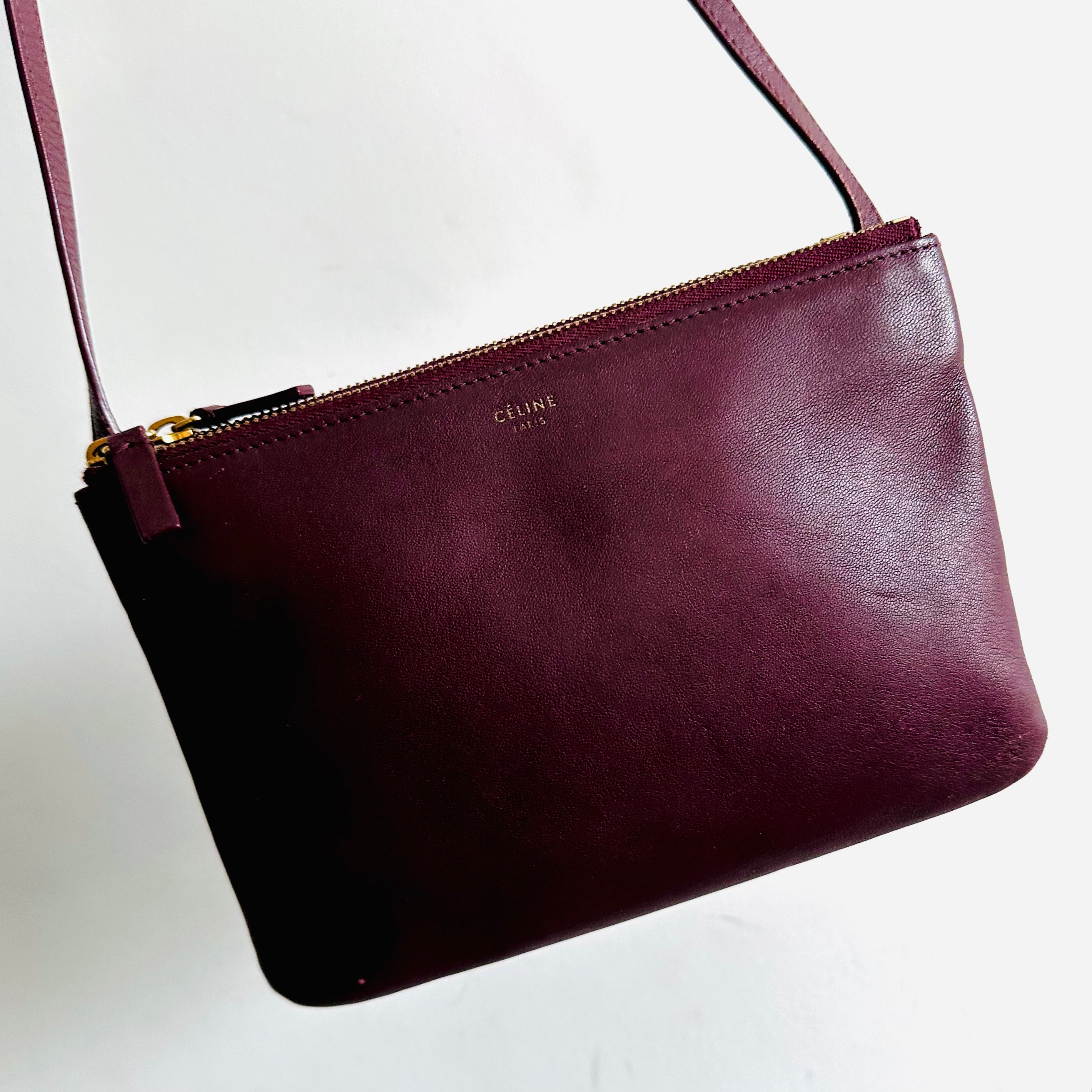 Celine discount maroon bag