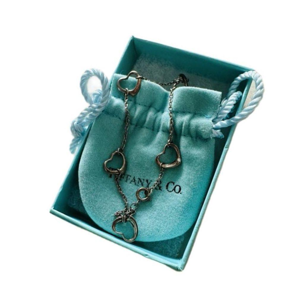 (Up to 17.5cm) Tiffany Multiple Hearts Chain Bracelet