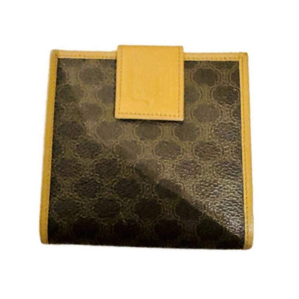 Celine Triomphe Monogram Compact Wallet