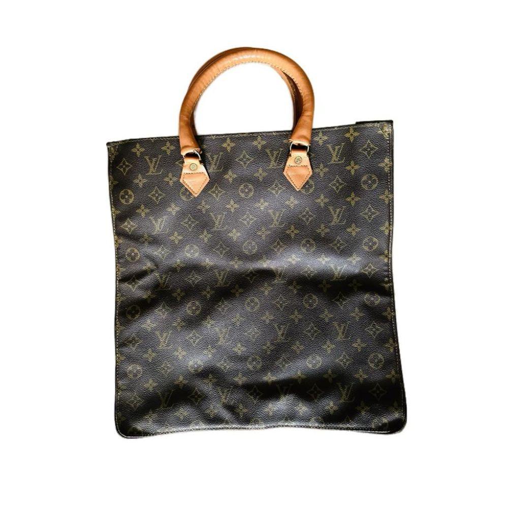 Louis Vuitton LV Monogram Vintage SAC Plat Tote Bag