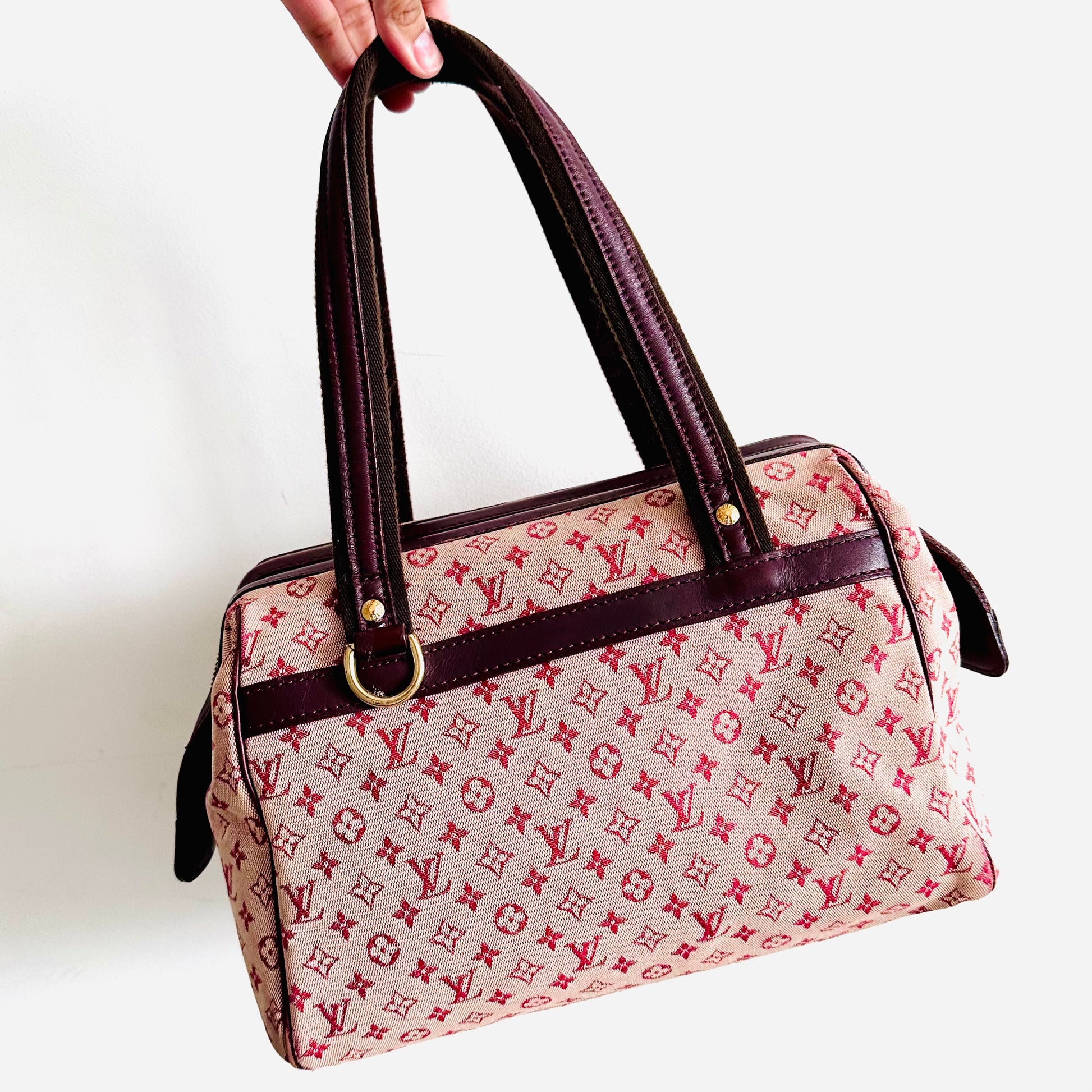 Louis Vuitton Monogram Mini Lin Josephine PM - Pink Handle Bags