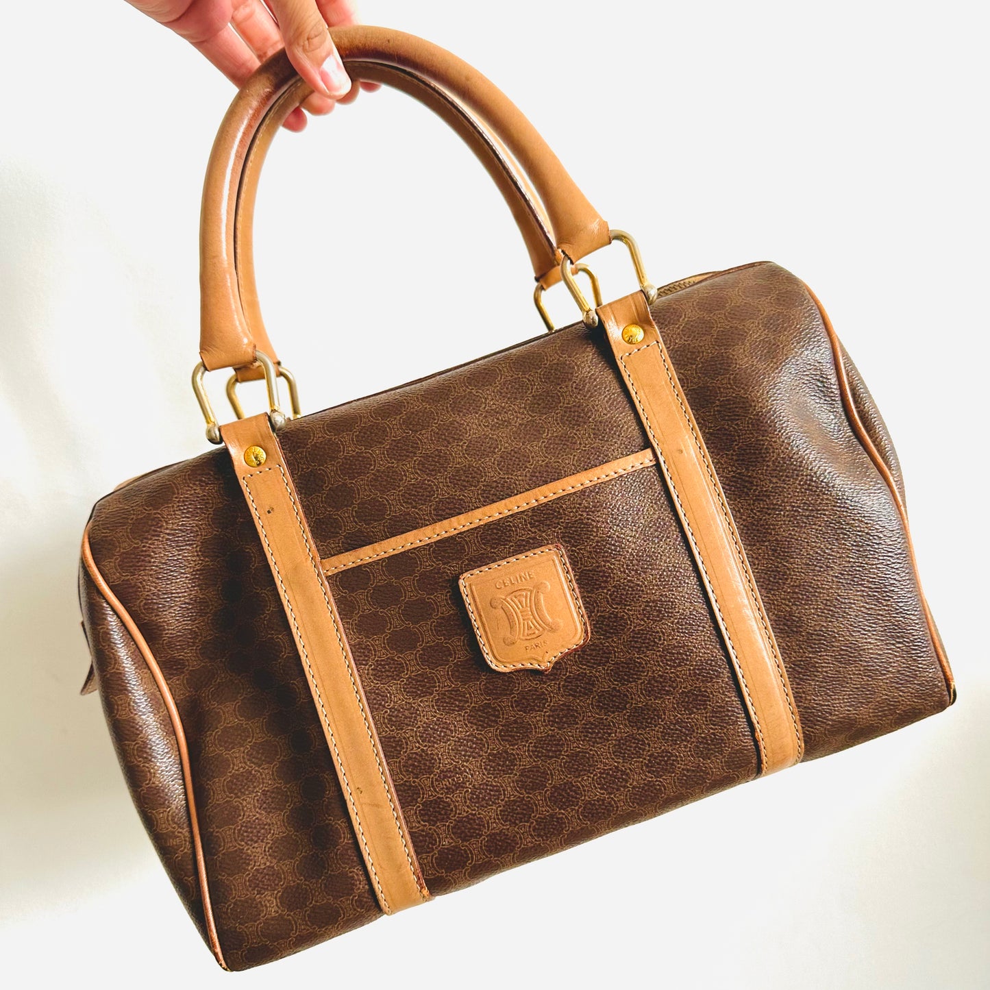 Celine-Macadam Triomphe Boston bag