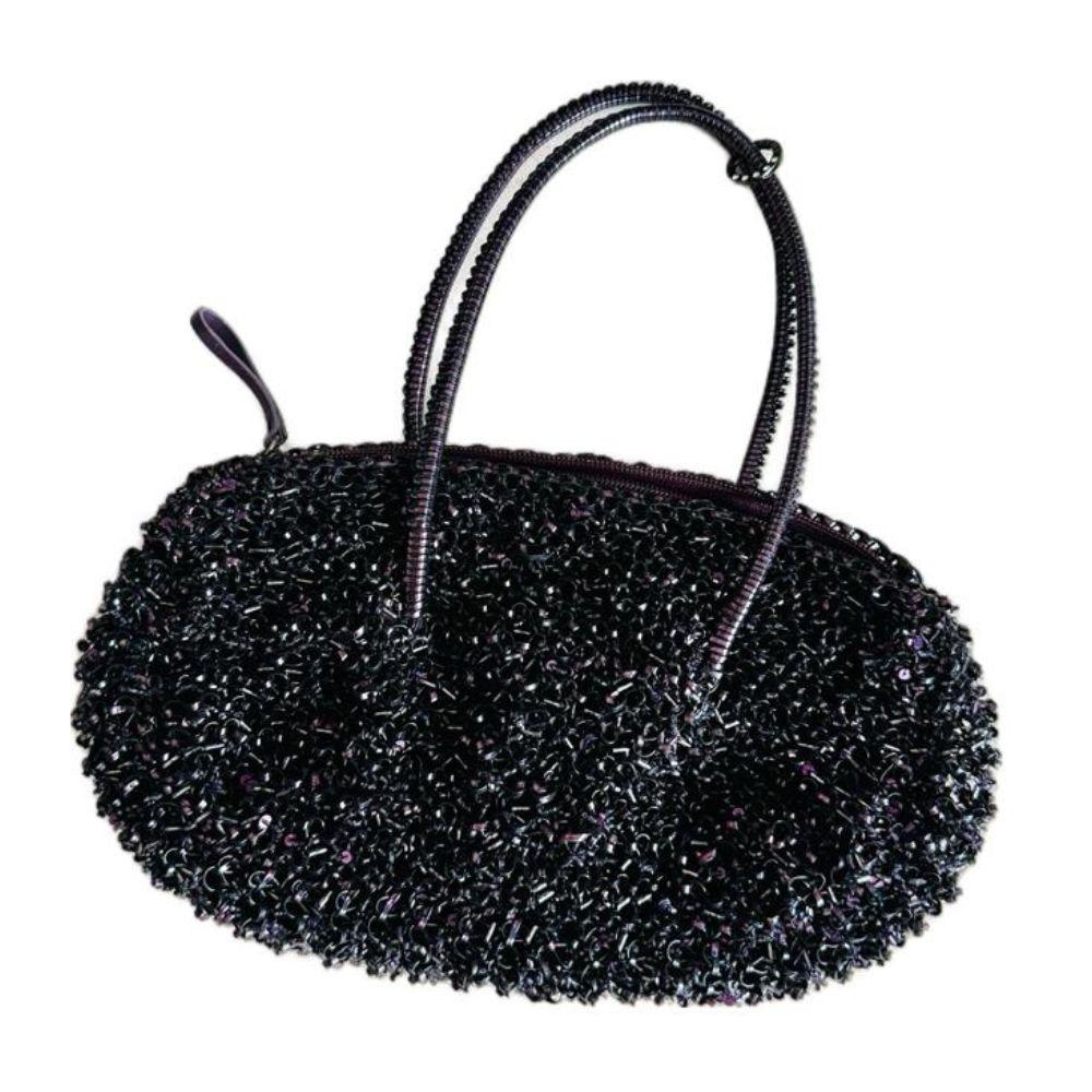 Anteprima Confetto Shoulder Wirebag (Enamel Black)