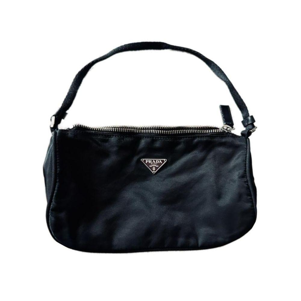 Prada Tessuto Nylon Pochette Hobo Bag
