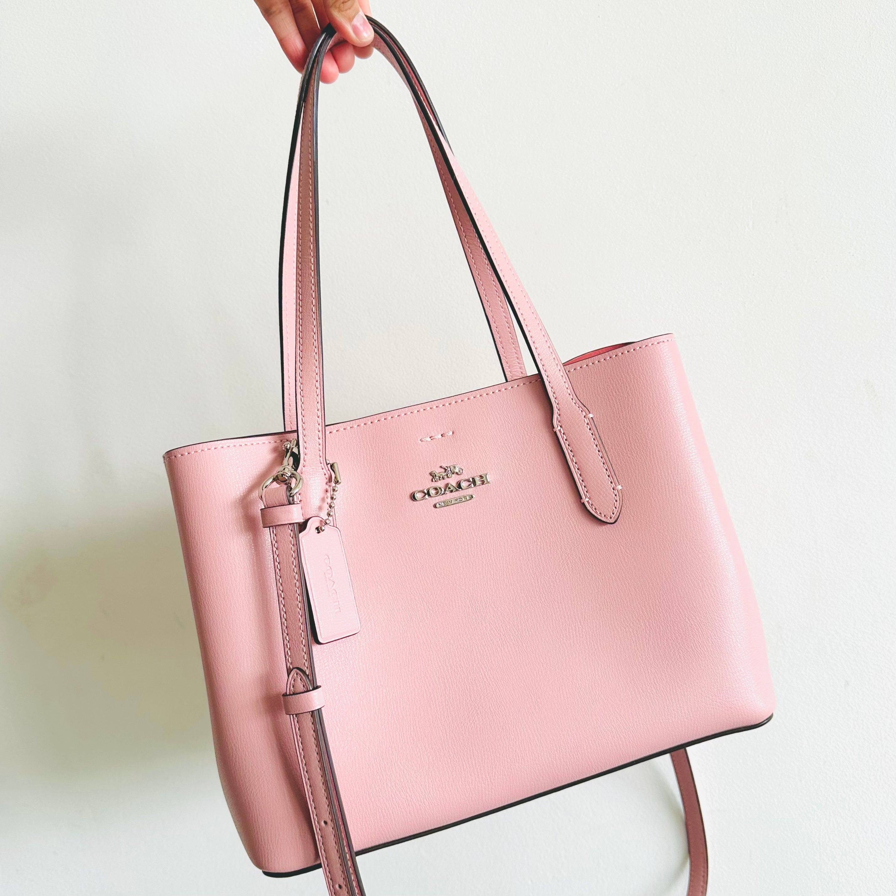 Coach leather avenue sales tote