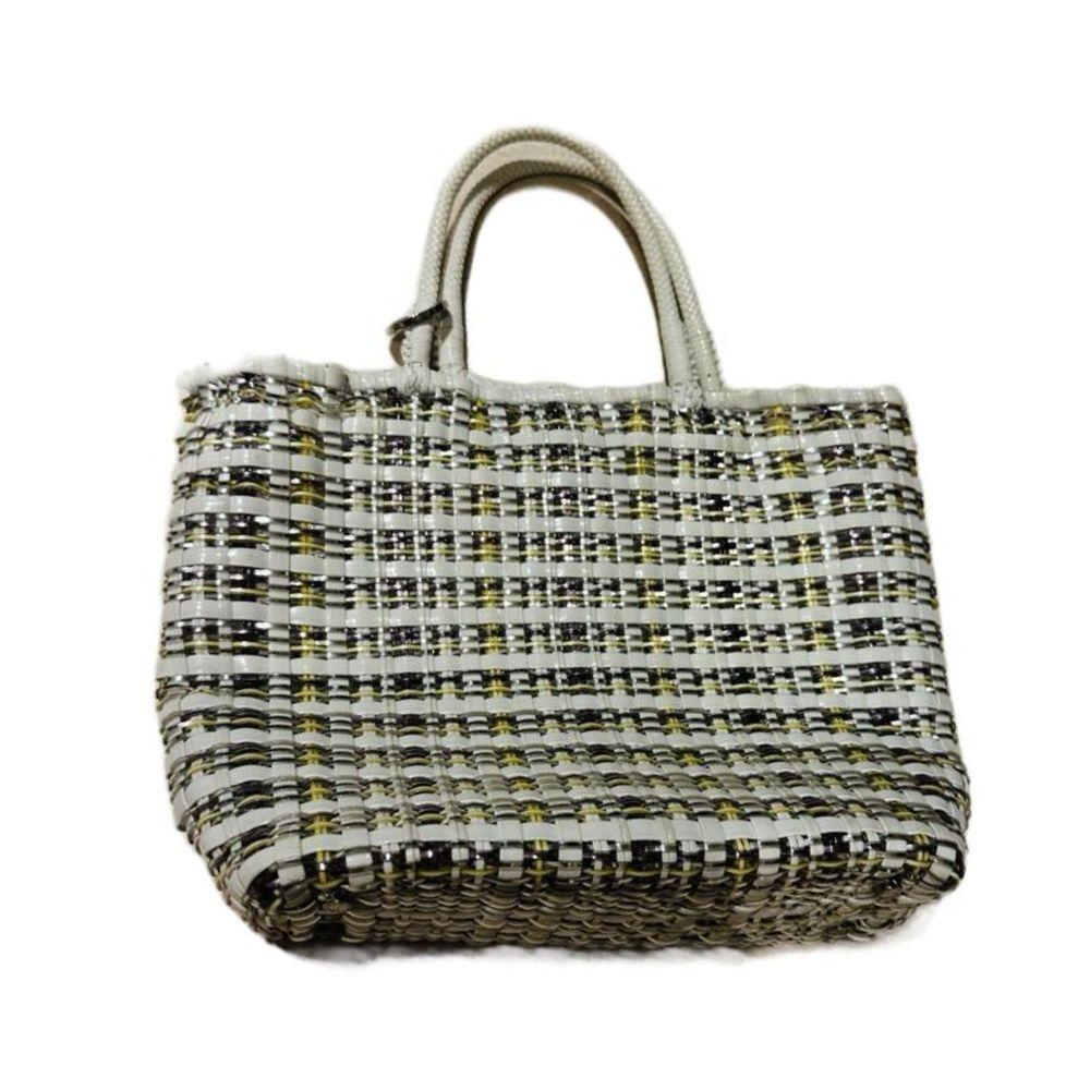 Anteprima Intreccio Tweed Wirebag Tote Bag