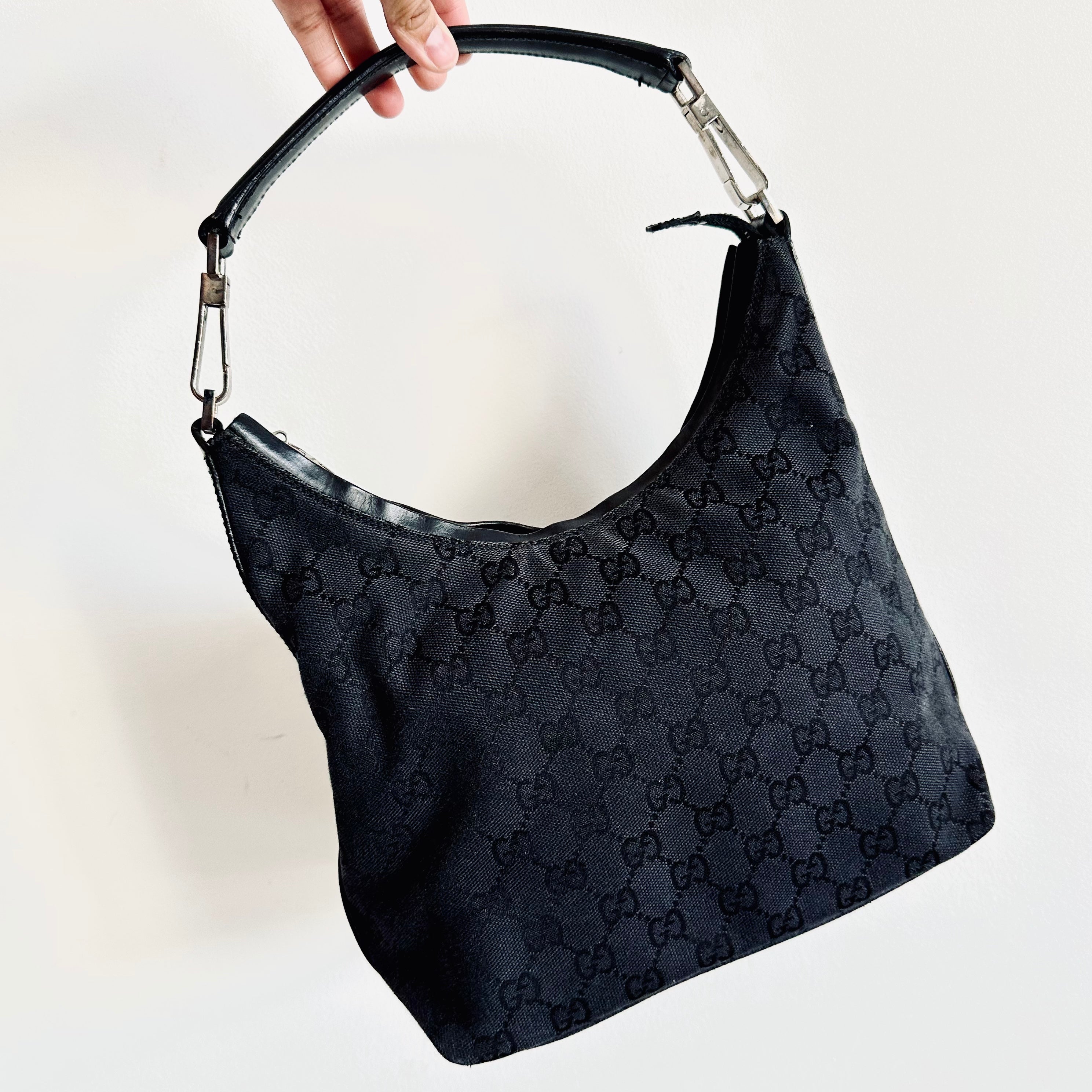 Gucci monogram best sale black bag