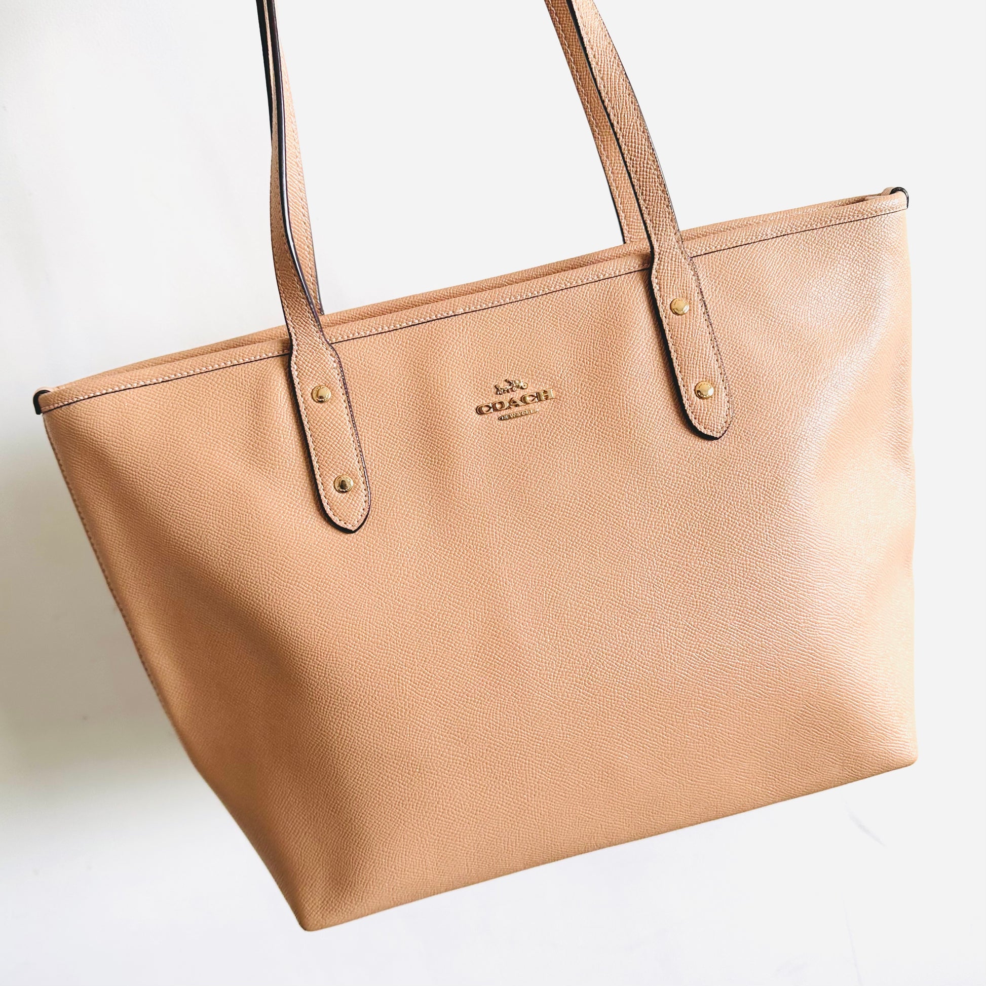 Blush pink coach bag Clearance