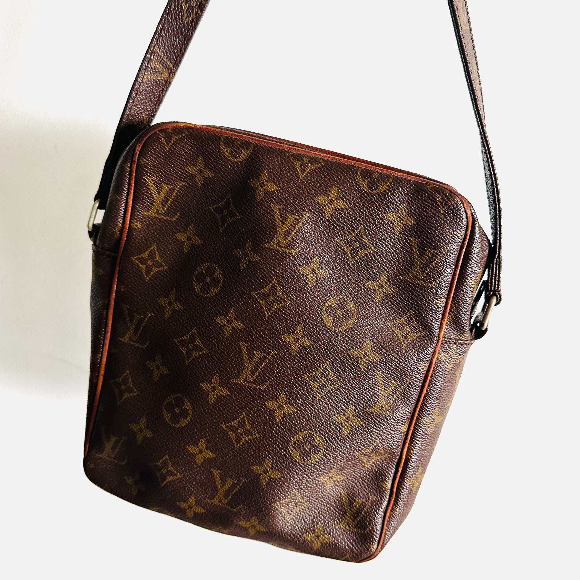Louis Vuitton Vintage Danube Mini Monogram Canvas Crossbody Bag ○ Labellov  ○ Buy and Sell Authentic Luxury