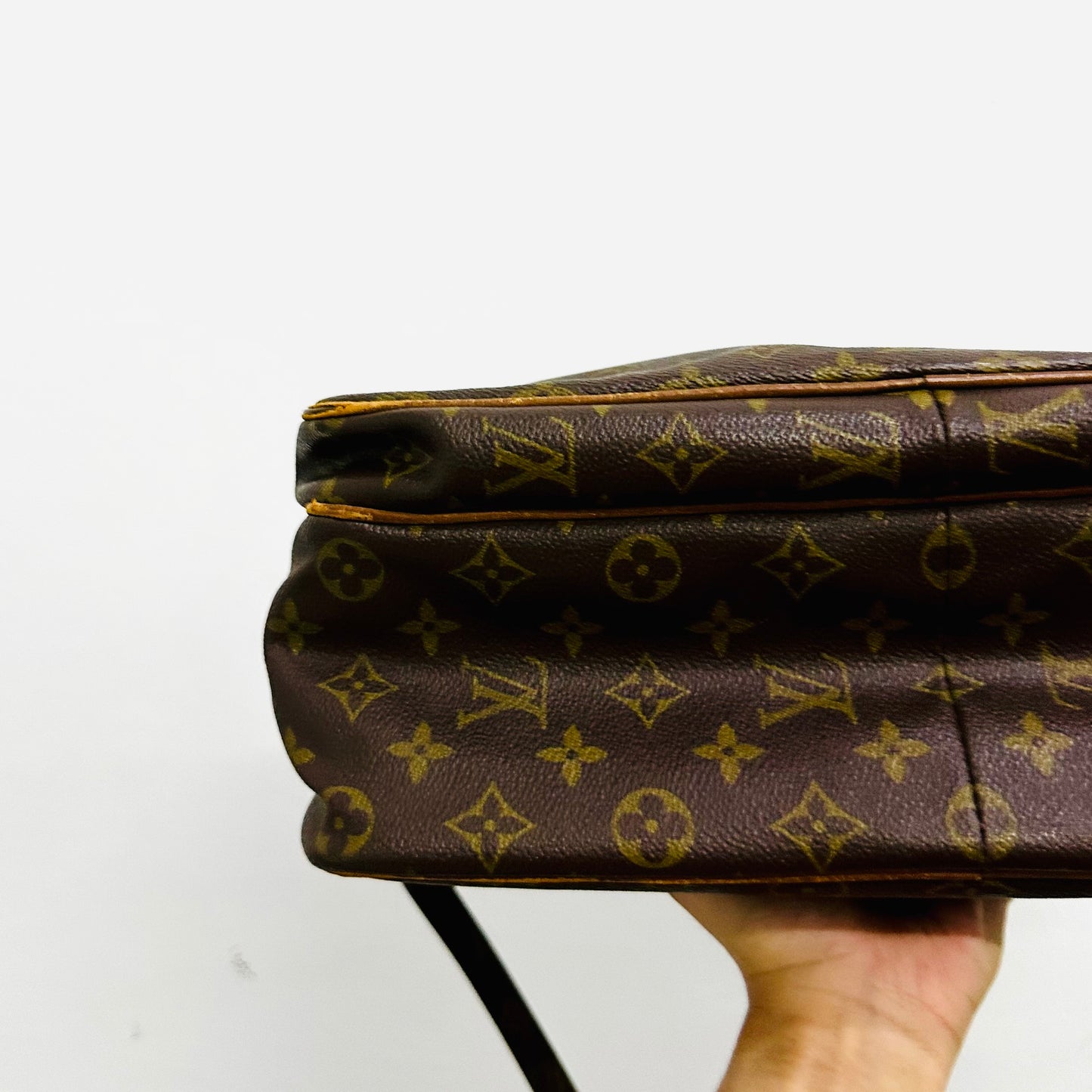 Louis Vuitton LV Reporter Nile Monogram Logo GHW Camera Messenger Shoulder Sling Bag