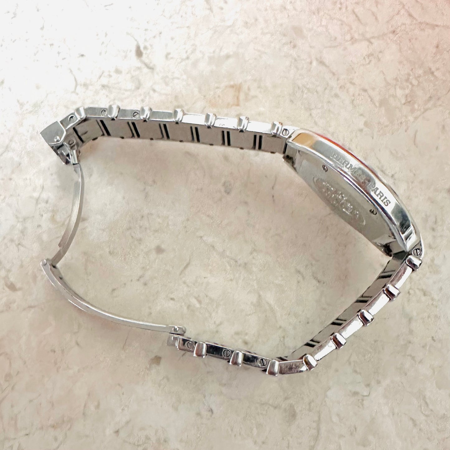 Hermes Espace Stainless Steel Monogram Logo Quartz 29MM Watch