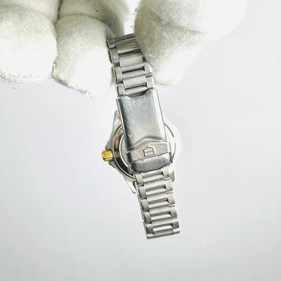 Tag Heuer Professional 995.408 Gold Dial Stainless Steel Quartz 28MM Watch