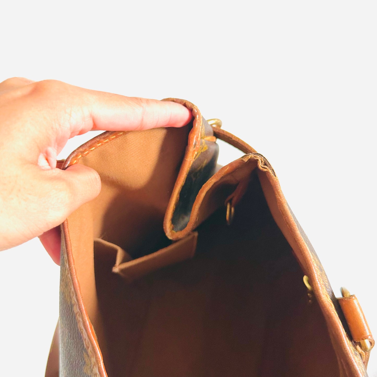 Louis Vuitton LV Batignolles Monogram Logo GHW Shopper Shoulder Tote Bag
