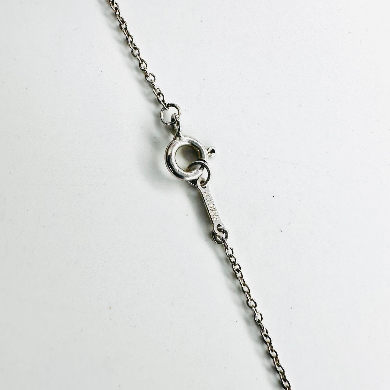 Tiffany & Co T&C Paloma Picasso Loving Heart Pendant Classic Chain 925 Sterling Silver Necklace