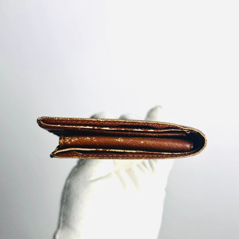 Louis Vuitton LV Monogram Logo GHW Marco Multiple Bifold Compact Flap Wallet