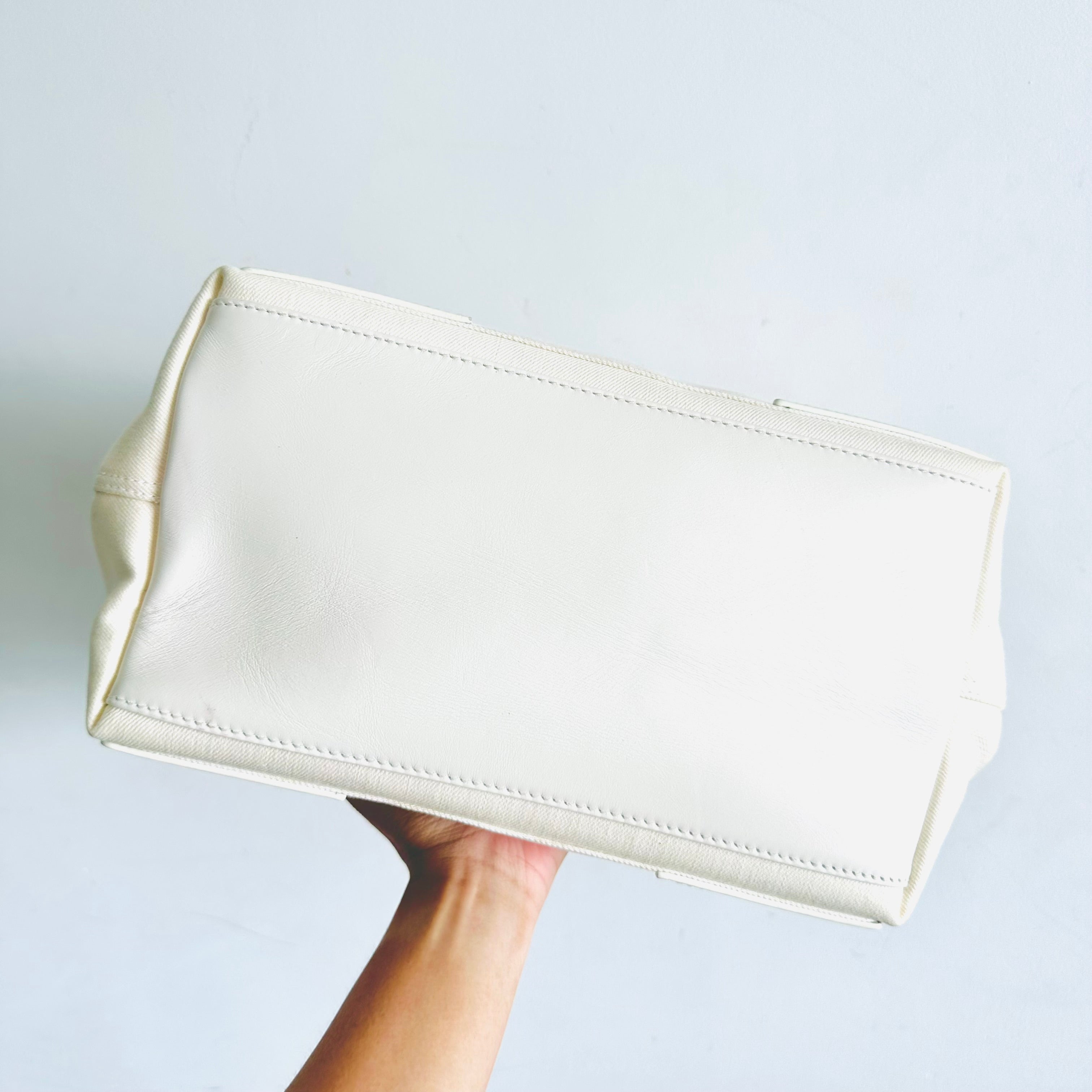 White hot sale structured bag