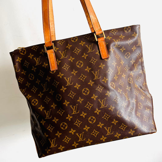 Louis Vuitton LV Luco Monogram Logo GHW Shoulder Shopper Tote Bag
