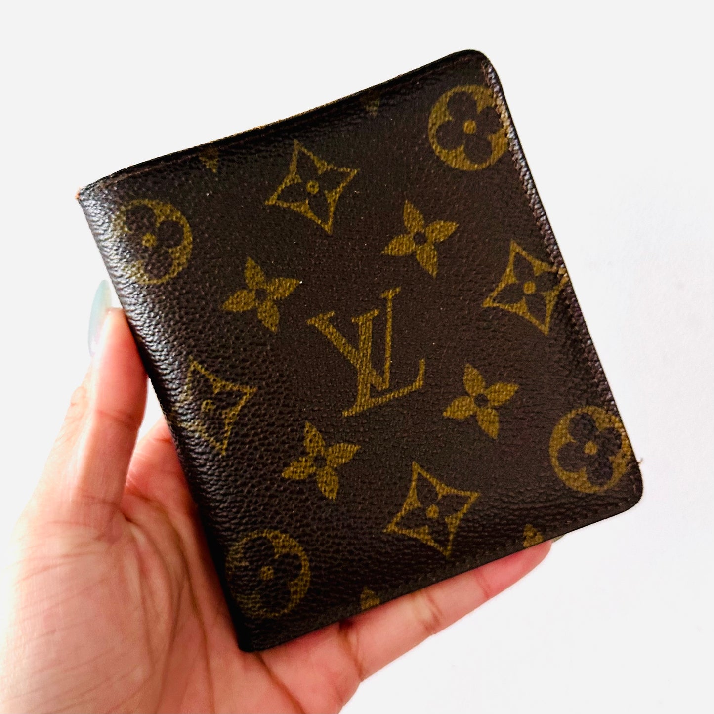 Louis Vuitton LV Monogram Logo Marco Multiple Flap Bifold Compact Wallet