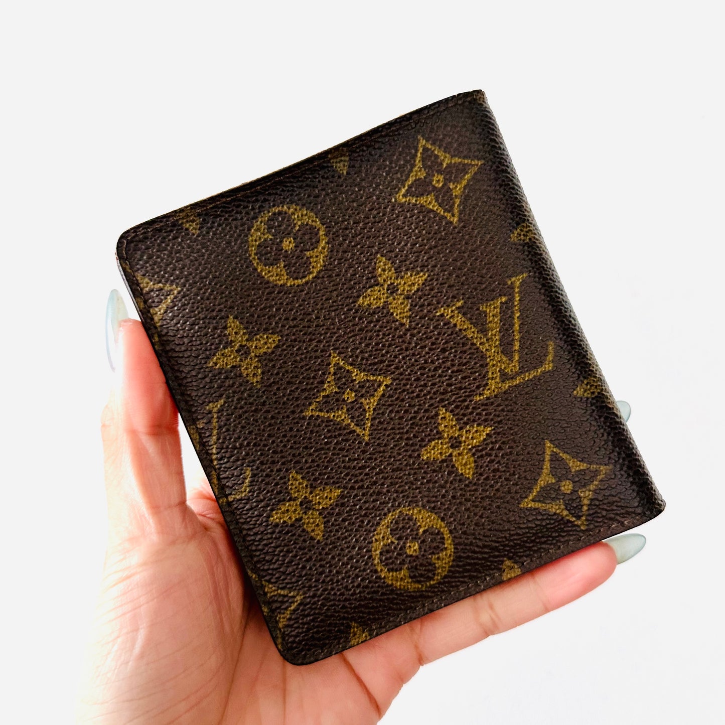 Louis Vuitton LV Monogram Logo Marco Multiple Flap Bifold Compact Wallet