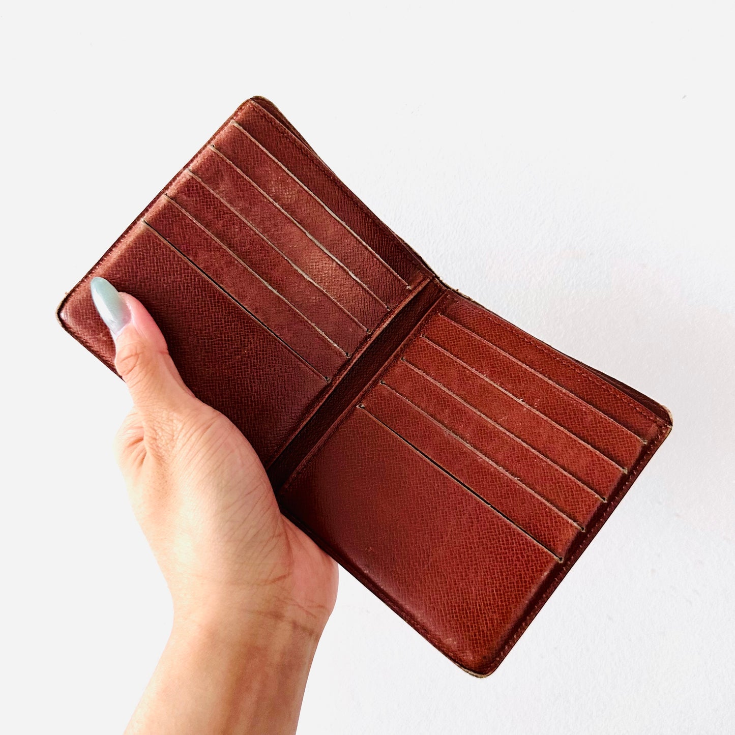 Louis Vuitton LV Monogram Logo Marco Multiple Flap Bifold Compact Wallet