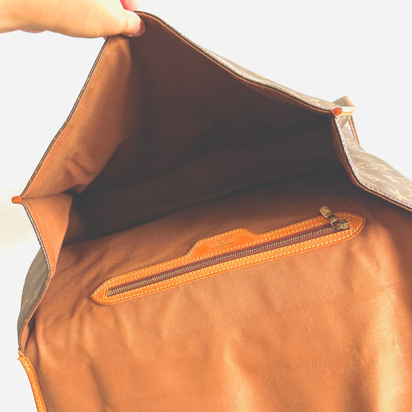 Louis Vuitton LV Bel Air Ivy Beverly Monogram Logo GHW 2-Way Top Handle Shoulder Sling Tote Bag