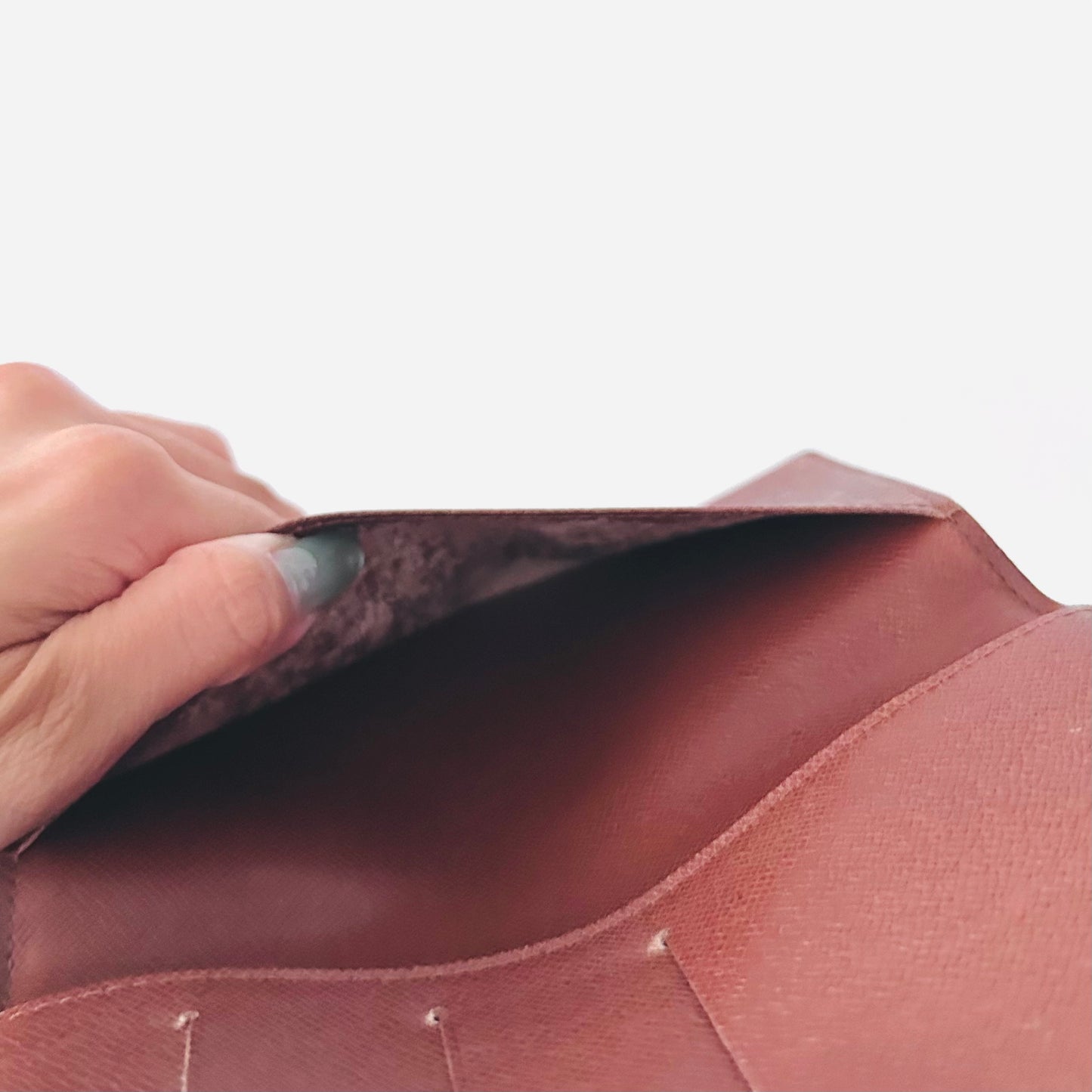 Louis Vuitton LV Brazza Monogram Logo Long Bifold Flap Slim Wallet